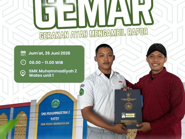 PERTEMUAN WALI MURID DAN PENERIMAAN RAPORT AKHIR TAHUN SMK MUHAMMADIYAH 2 WATES